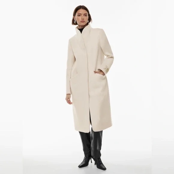 Aritzia The Cocoon Coat in Bone - Picture 1 of 8